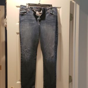 Levi's mid rise skinny jeans